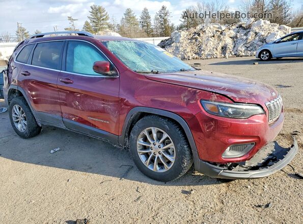 1C4PJMMX9MD240737 2021 JEEP CHEROKEE Burgundy Передня права чверть