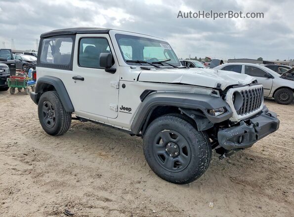 1C4PJXAN4SW553782 2025 JEEP WRANGLER White Przód prawy