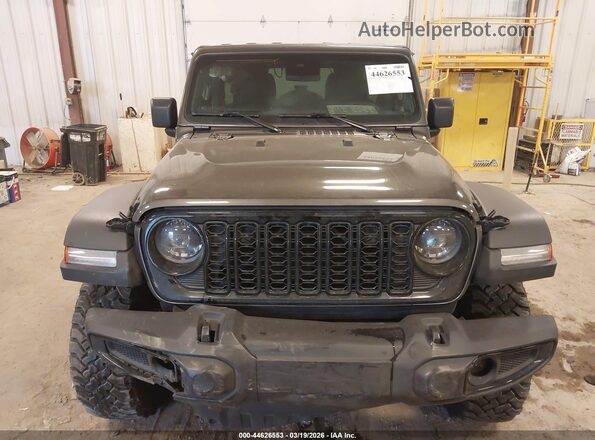 1C4PJXDG8SW559615 2025 JEEP WRANGLER Gray Vista del cuadro de instrumentos