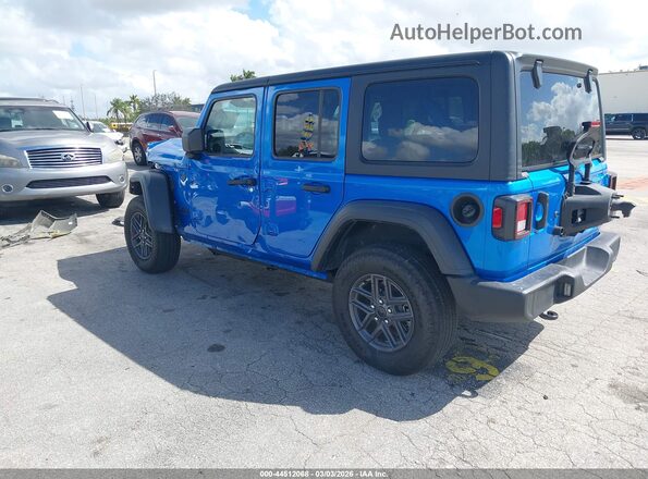 1C4PJXDN0SW608904 2025 JEEP WRANGLER Blue უკანა მარცხენა