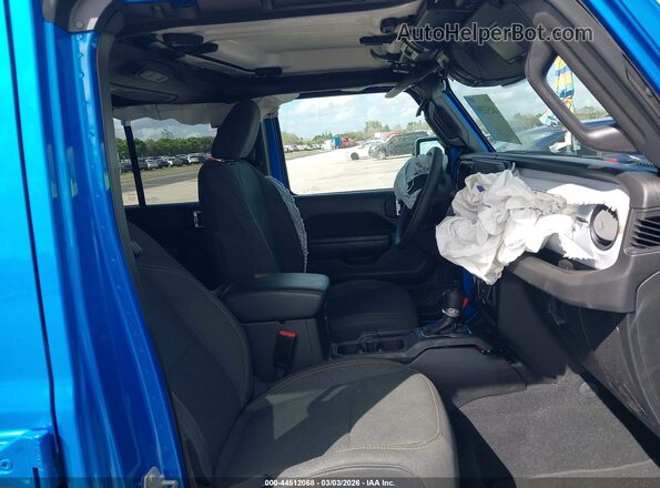 1C4PJXDN0SW608904 2025 JEEP WRANGLER Blue წინა სალონის ხედი