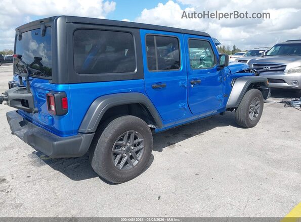 1C4PJXDN0SW608904 2025 JEEP WRANGLER Blue უკანა მარჯვენა