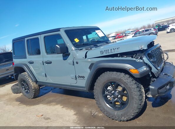 1C4PJXDN3SW657756 2025 JEEP WRANGLER Gray Widok wnętrza 360 stopni