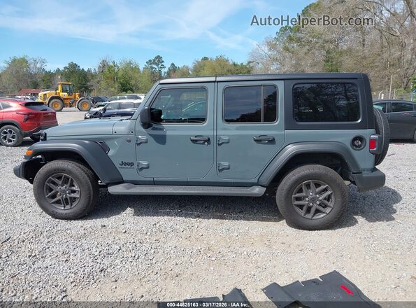 1C4PJXDN6TW153672 2026 JEEP WRANGLER Серый Панорамный вид салона 360°