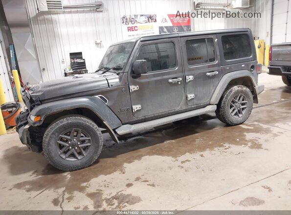 1C4PJXKN7SW597208 2025 JEEP WRANGLER Gray Առջևի ձախ երեք քառորդ տեսարան