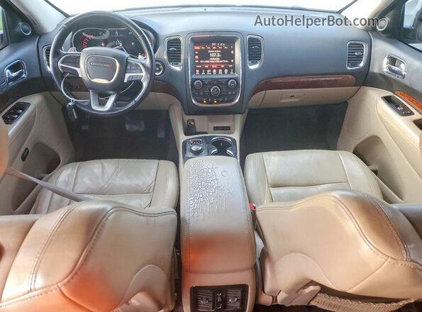 1C4RDHDG4GC441835 2016 DODGE DURANGO White Widok deski rozdzielczej