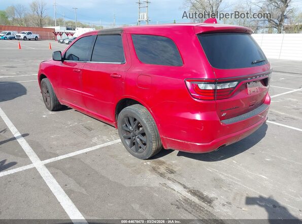1C4RDJAG2JC329988 2018 DODGE DURANGO Красный Задняя левая четверть