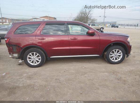 1C4RDJAG4KC723249 2019 DODGE DURANGO Maroon Widok wnętrza 360 stopni