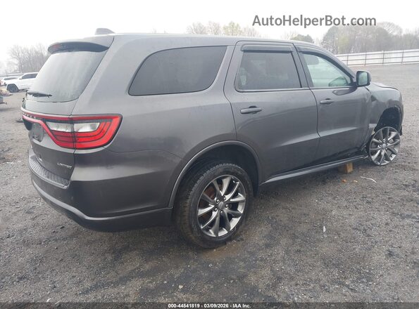1C4RDJDG0GC397937 2016 DODGE DURANGO Gray Trasero derecho