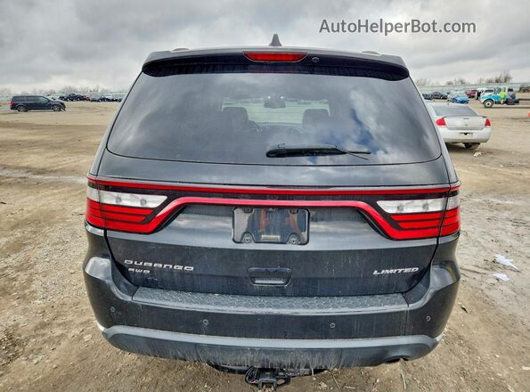 1C4RDJDG2GC424684 2016 DODGE DURANGO Black Вид ззаду