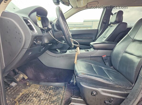 1C4RDJDG2GC424684 2016 DODGE DURANGO Black Вид салону спереду