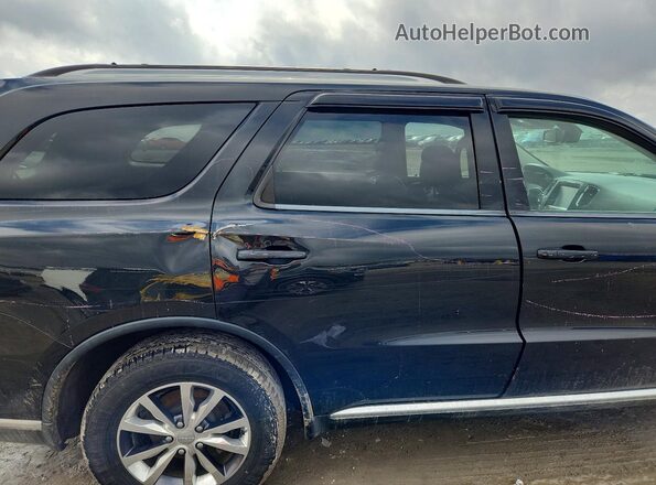 1C4RDJDG2GC424684 2016 DODGE DURANGO Black Вид задньої частини салону