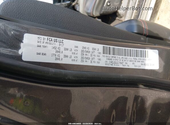 1C4RDJDG2JC176427 2018 DODGE DURANGO Black 