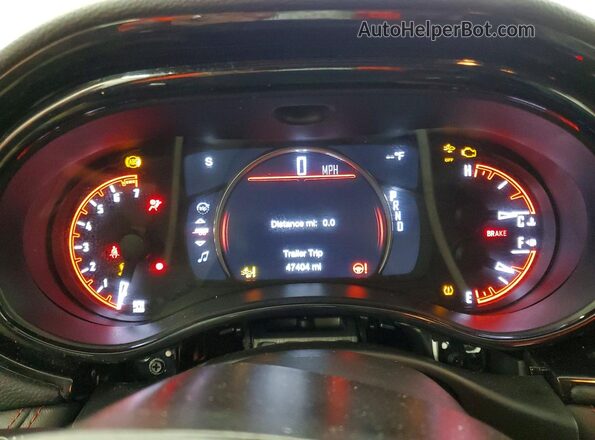 1C4RDJDG2RC136179 2024 DODGE DURANGO Бордовый Вид щитка приборов