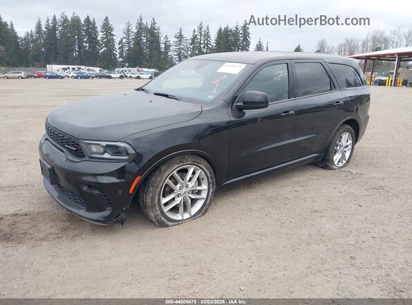 1C4RDJDG2SC531212 2025 DODGE DURANGO Black წინა მარცხენა ხედი სამი მეოთხედიდან