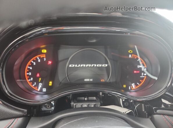 1C4RDJDG2TC152034 2026 DODGE DURANGO Серый Вид щитка приборов