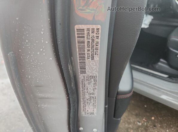 1C4RDJDG2TC152034 2026 DODGE DURANGO Серый Вид наклейки с VIN-кодом