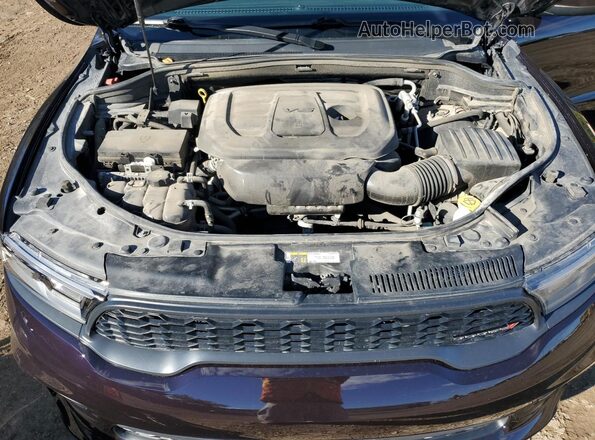 1C4RDJDG4MC599465 2021 DODGE DURANGO Фиолетовый 