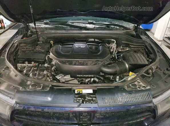 1C4RDJDG8HC732928 2017 DODGE DURANGO Blue ძრავის განყოფილების ხედი