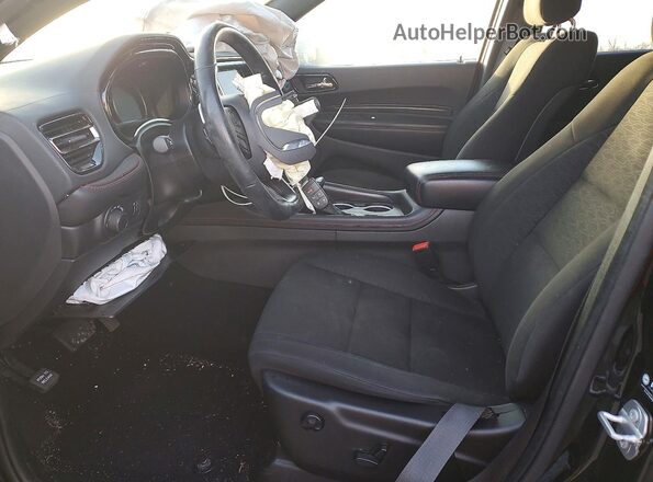 1C4RDJDG8PC718879 2023 DODGE DURANGO Black Front interior view