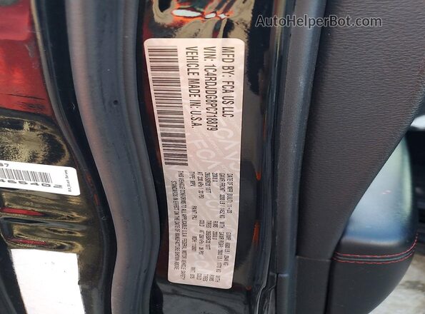 1C4RDJDG8PC718879 2023 DODGE DURANGO Black 360 interior view