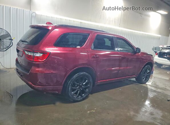 1C4RDJDGXJC226751 2018 DODGE DURANGO Maroon Trasero derecho