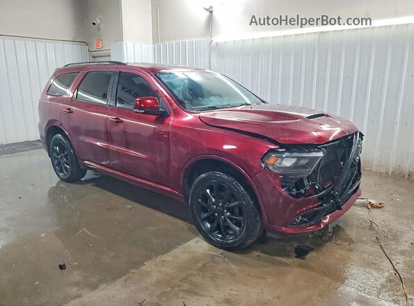 1C4RDJDGXJC226751 2018 DODGE DURANGO Maroon Delantero derecho