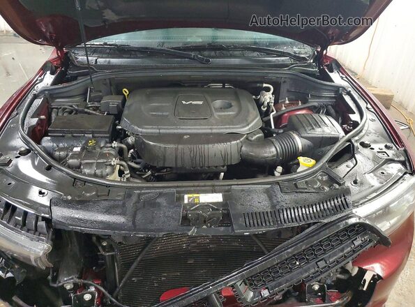 1C4RDJDGXJC226751 2018 DODGE DURANGO Maroon Vista interior trasera