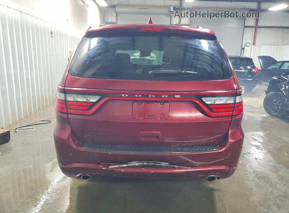 1C4RDJDGXJC226751 2018 DODGE DURANGO Maroon Vista trasera
