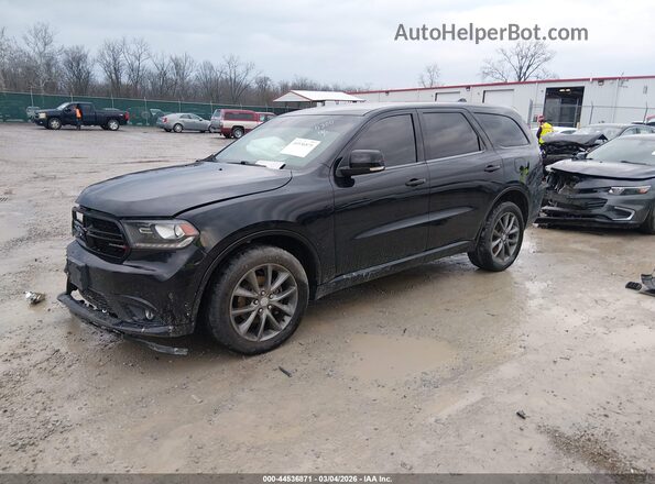 1C4RDJDGXJC395300 2018 DODGE DURANGO Black Vista tres cuartos delantera izquierda