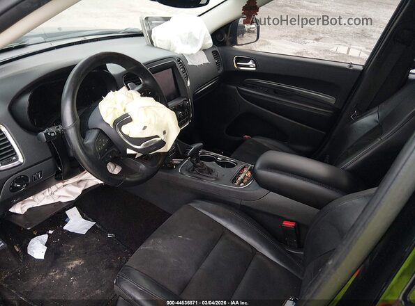 1C4RDJDGXJC395300 2018 DODGE DURANGO Black Vista interior delantera