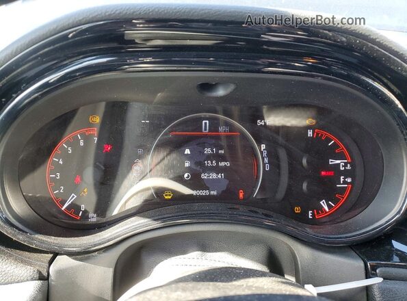 1C4RDJFG0RC154368 2024 DODGE DURANGO Black Вид щитка приладів