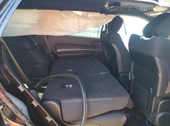 1C4RDJFG2SC554972 2025 DODGE DURANGO Black უკანა სალონის ხედი