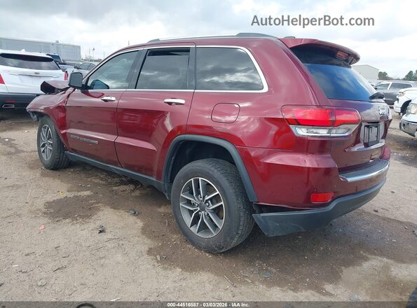 1C4RJEBG0NC128160 2022 JEEP GRAND CHEROKEE WK Красный Задняя левая четверть