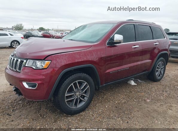 1C4RJEBG4HC813038 2017 JEEP GRAND CHEROKEE Бордовый Передняя левая четверть