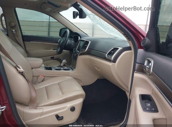 1C4RJEBG4HC813038 2017 JEEP GRAND CHEROKEE Бордовый Вид салона спереди