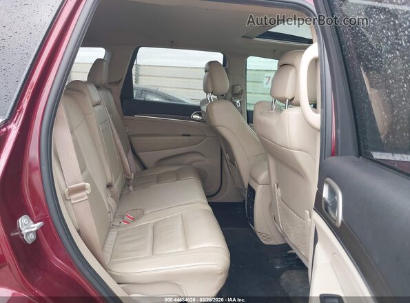 1C4RJEBG4HC813038 2017 JEEP GRAND CHEROKEE Бордовый Вид наклейки с VIN-кодом