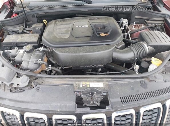 1C4RJEBG4HC813038 2017 JEEP GRAND CHEROKEE Бордовый Вид сзади