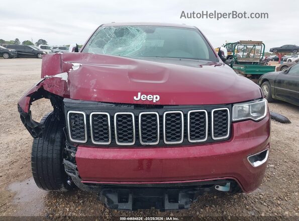 1C4RJEBG4HC813038 2017 JEEP GRAND CHEROKEE Бордовый Вид щитка приборов