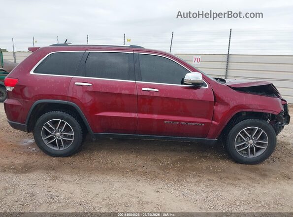 1C4RJEBG4HC813038 2017 JEEP GRAND CHEROKEE Бордовый Вид задней части салона