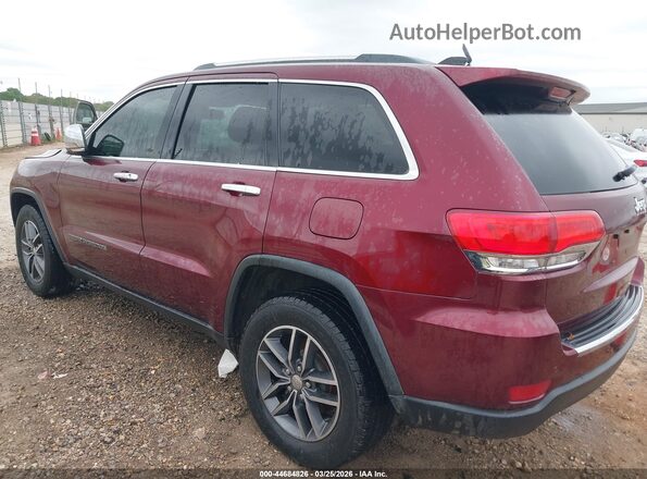 1C4RJEBG4HC813038 2017 JEEP GRAND CHEROKEE Бордовый Задняя левая четверть