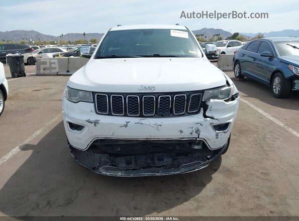 1C4RJEBG5JC111056 2018 JEEP GRAND CHEROKEE White ხელსაწყოთა პანელის ხედი