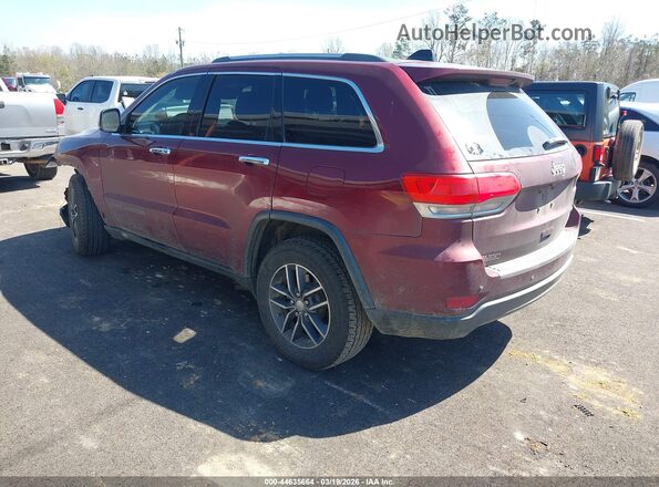 1C4RJEBG7JC437988 2018 JEEP GRAND CHEROKEE Red უკანა მარცხენა