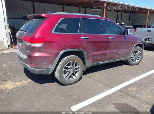 1C4RJEBG7JC437988 2018 JEEP GRAND CHEROKEE Red უკანა მარჯვენა