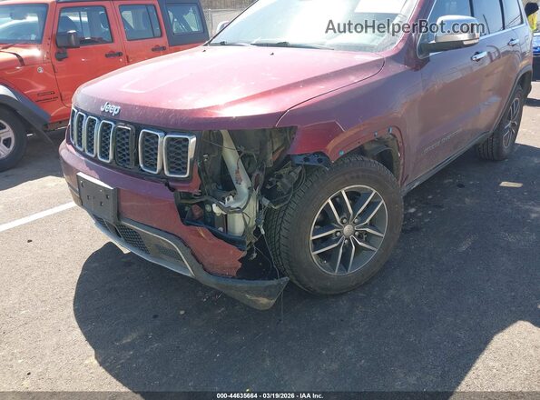 1C4RJEBG7JC437988 2018 JEEP GRAND CHEROKEE Red წინა ხედი