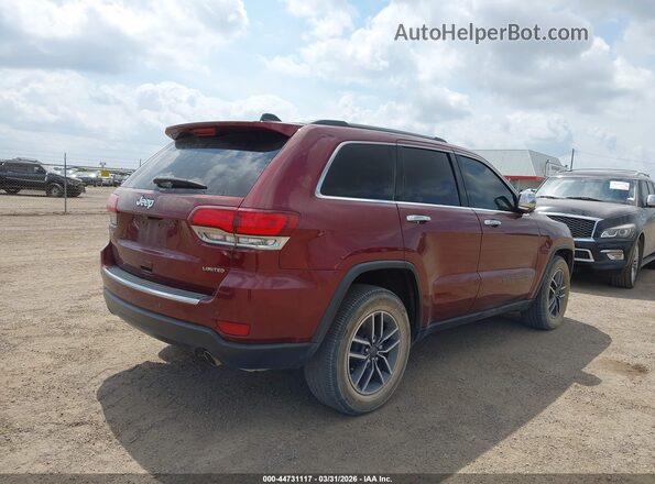 1C4RJEBGXMC881788 2021 JEEP GRAND CHEROKEE Maroon Tył prawy