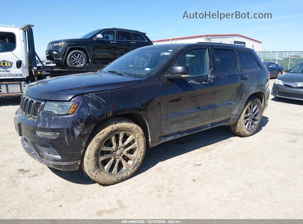 1C4RJECG6JC289041 2018 JEEP GRAND CHEROKEE Black Vista tres cuartos delantera izquierda