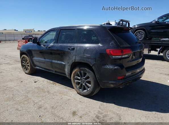 1C4RJECG6JC289041 2018 JEEP GRAND CHEROKEE Black Trasero izquierdo
