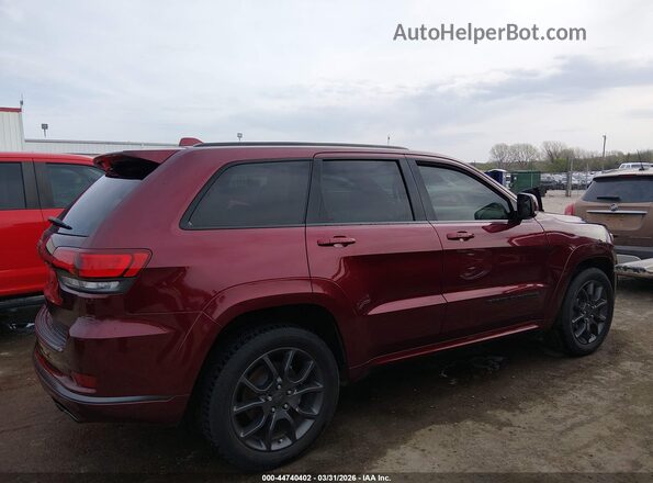 1C4RJECG7LC258576 2020 JEEP GRAND CHEROKEE Maroon Вид задньої частини салону