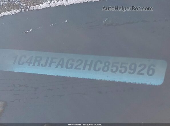 1C4RJFAG2HC855926 2017 JEEP GRAND CHEROKEE Silver 